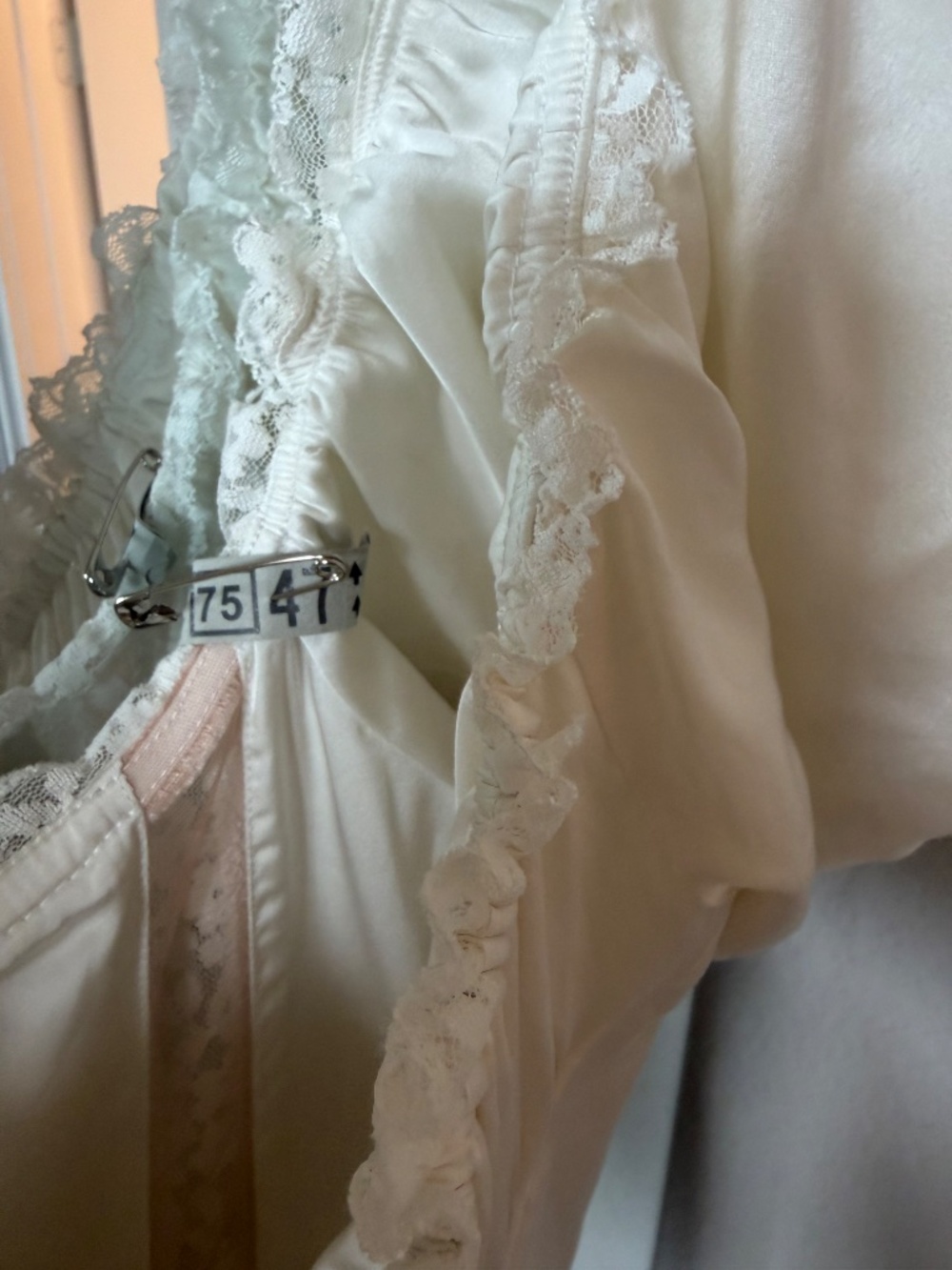 House of CB Eviana Ivory Real Silk Puff Sleeve Maxi Dress Size M - Picture 5 of 6